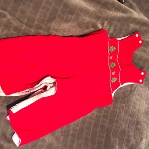 Smocked Christmas Long John